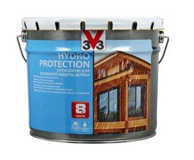 V33 Hydro Protection - aнтисептик на водной основе Hydro Protection. 8 лет гарантии. 2.5 л
