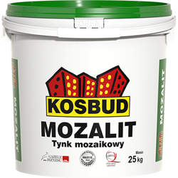 KosBud Косбуд Mozalit NTM супер белая мозаичная мраморная камешковая декоративная штукатурка, 25 кг