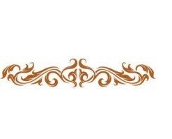 Трафарет из ПВХ  (stencil) YX-262 120х400х0,4мм