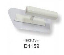 Кельма пластмассовая  трапецевидная прозрачная (plastic  trowel) Малайская D1159 18х8,7см