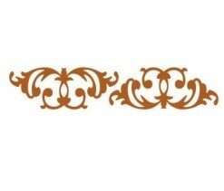 Трафарет из ПВХ (stencil) YX-259 120х400х0,4мм
