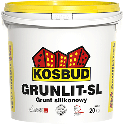 KosBud Косбуд Grunlit-SL силиконовая фасадная грунтовка, 20 кг