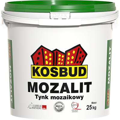 KosBud Косбуд Mozalit EX мозаичная мраморная камешковая многоцветная декоративная штукатурка с многоцветными блёстками, 25 кг