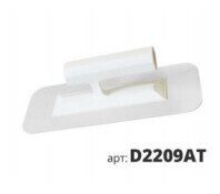 Кельма пластмассовая с  уголком прозрачная (plastic trowel)  Малайская D2209AT24,1x9см