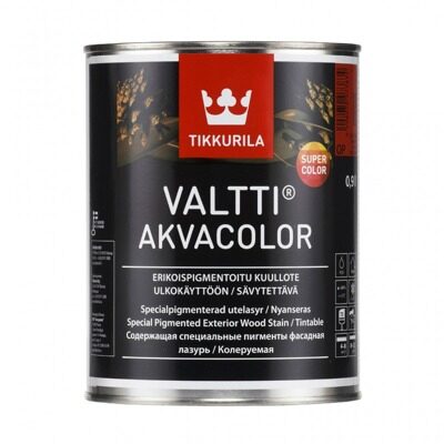 Tikkurila Valti Akvacolor - лазурь для обработки наружных стен и заборов 2,7л