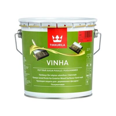 Tikkurila Vinha - антисептик для защиты наружных деревянных поверхностей 2,7 л