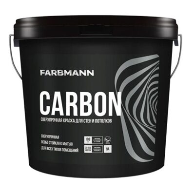 Farbmann Carbon - краска интерьерная класса Премиум. База под колеровку С. 3,40 кг/2,7 л