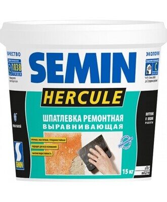 Semin  HERCULE - ремонтно реставрационная влагостойкая шпатлевка, 1,5 кг