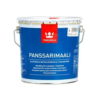 Tikkurila Panssarimalli - краска для металлических крыш 2,7 л
