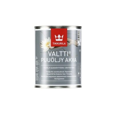 Tikkurila Valti Akva - масло для защиты деревянных наружных поверхностей 2,7л