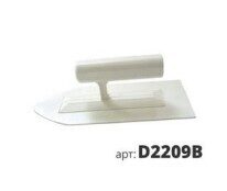 Кельма пластмассовая с  уголком (plastic trowel) Малайская  D2209B 23,4х9,2см