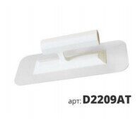 Кельма пластмассовая с  уголком прозрачная (plastic trowel)  Малайская D2209AT24,1x9см