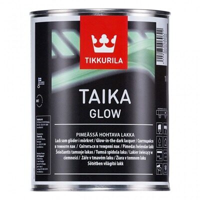Tikkurila Taika Glow - лак для придания эффекта свечения в темноте 0,33л