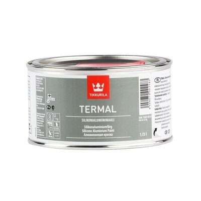 Tikkurila Termal Aluminium - краска для окраски металлических предметов и мебели 0,333 л