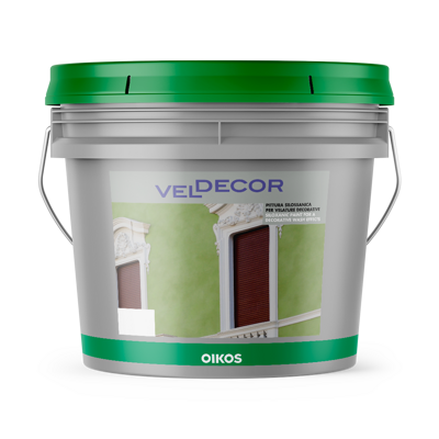 Oikos Veldecor base Z - полупрозрачная силоксановая краска для внутренних и наружных работ