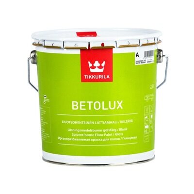 Tikkurila Betolux - краска для бетонных и деревянных полов 2,7 л