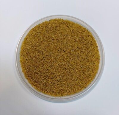 Песок кварцевый цветной 1,2-1,8 мм, цвет PASTEL ZOLTY, 1 кг