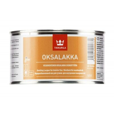 Tikkurila  Oksalakka - лак для изоляции сучков и смолы